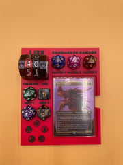 MTG Version 2 Commander Tray | Magic the Gathering | Command Zone Organizer | 3D Printed | Fable Forged Workshop