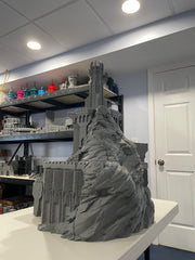 Tabletop Terrain - Giant Dark Fortress - Warhammer - Dungeons and Dragons - Roleplaying - Castle