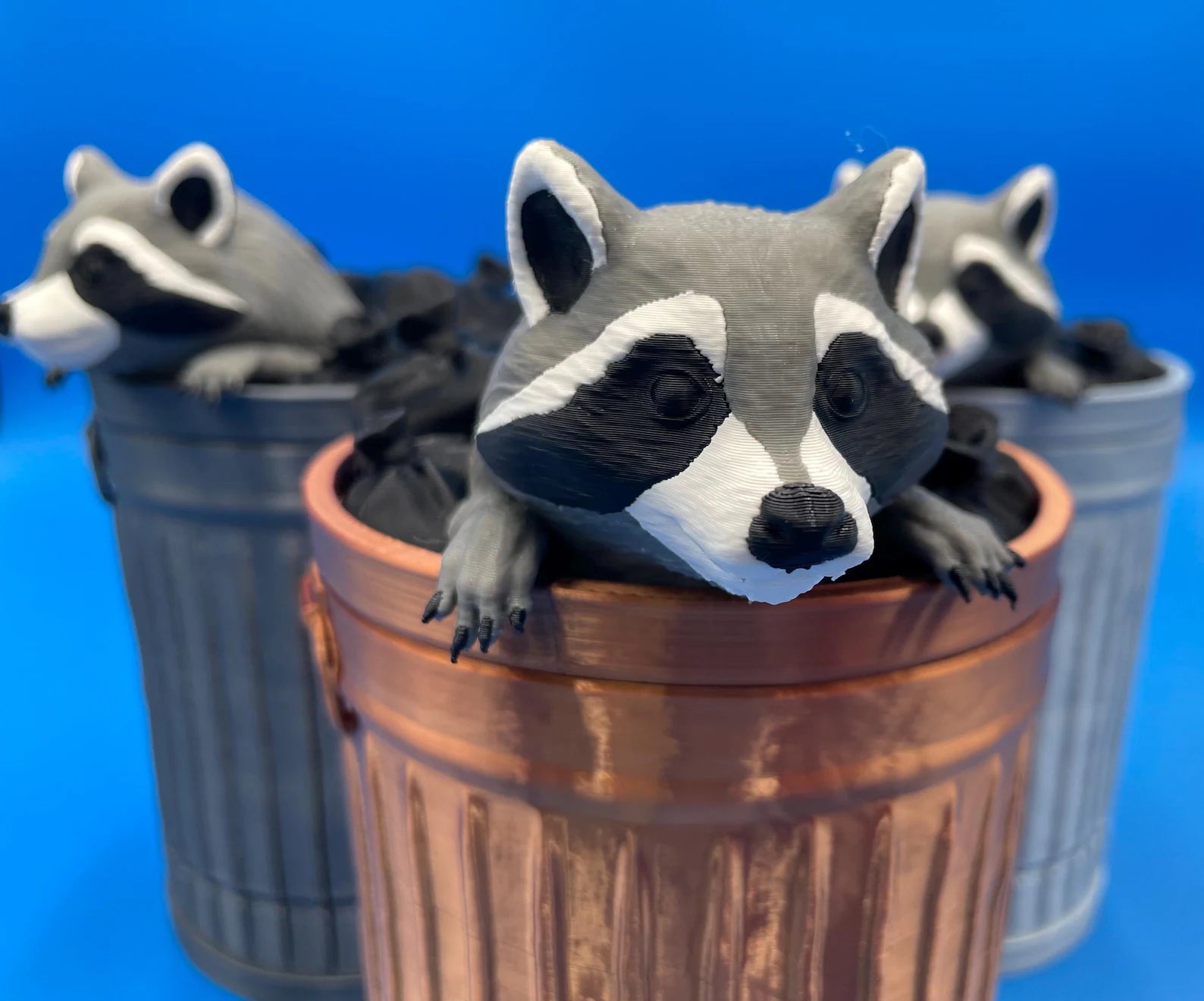 MTG Trashcan Raccoon Deck Box for 100 Cards | Magic the Gathering | EDH | Fable Forged Workshop