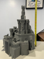 Tabletop Terrain - Giant Dark Fortress - Warhammer - Dungeons and Dragons - Roleplaying - Castle