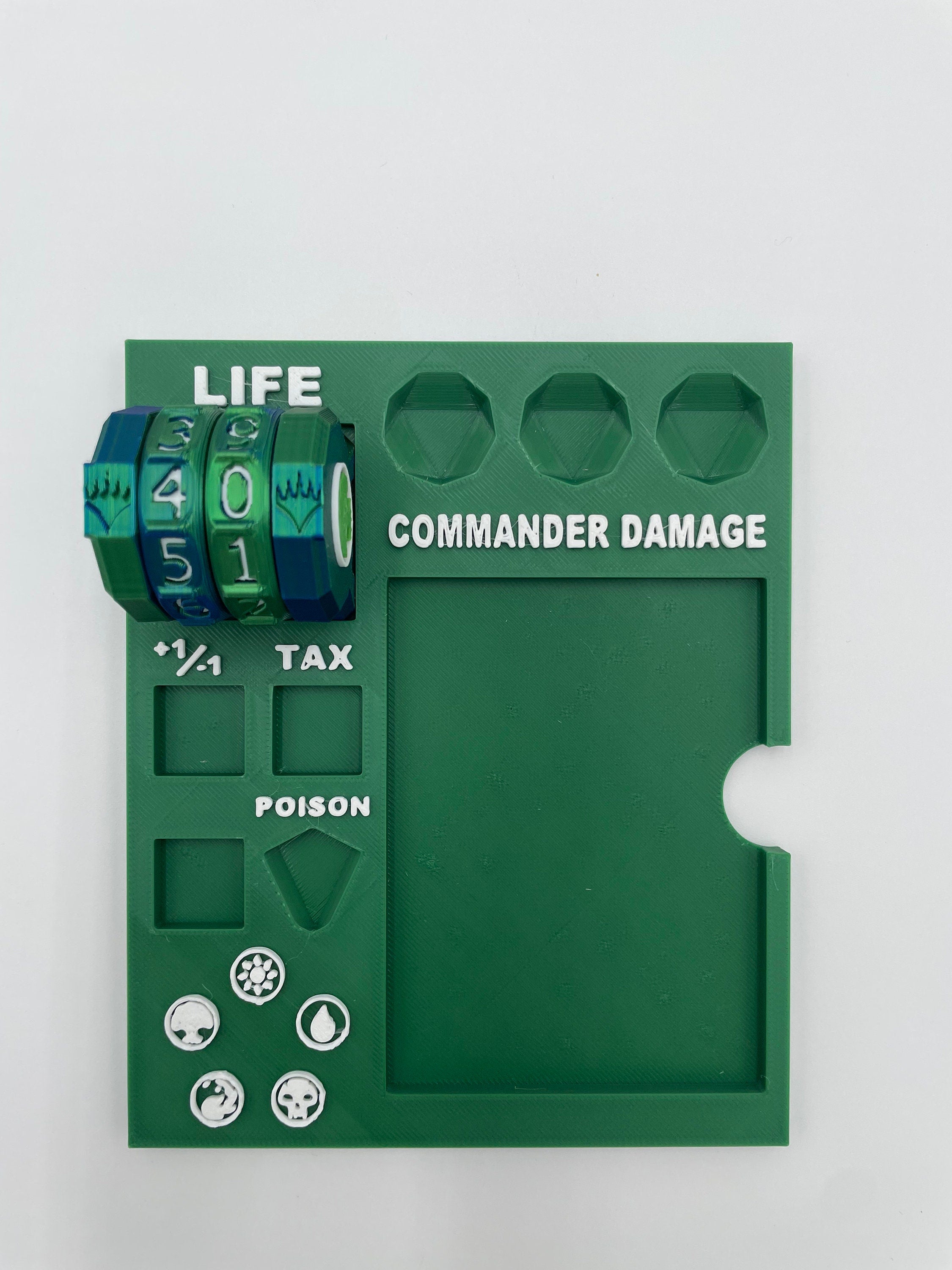 MTG Commander Tray | Magic the Gathering | Command Zone Organizer | 3D Printed | Fable Forged Workshop