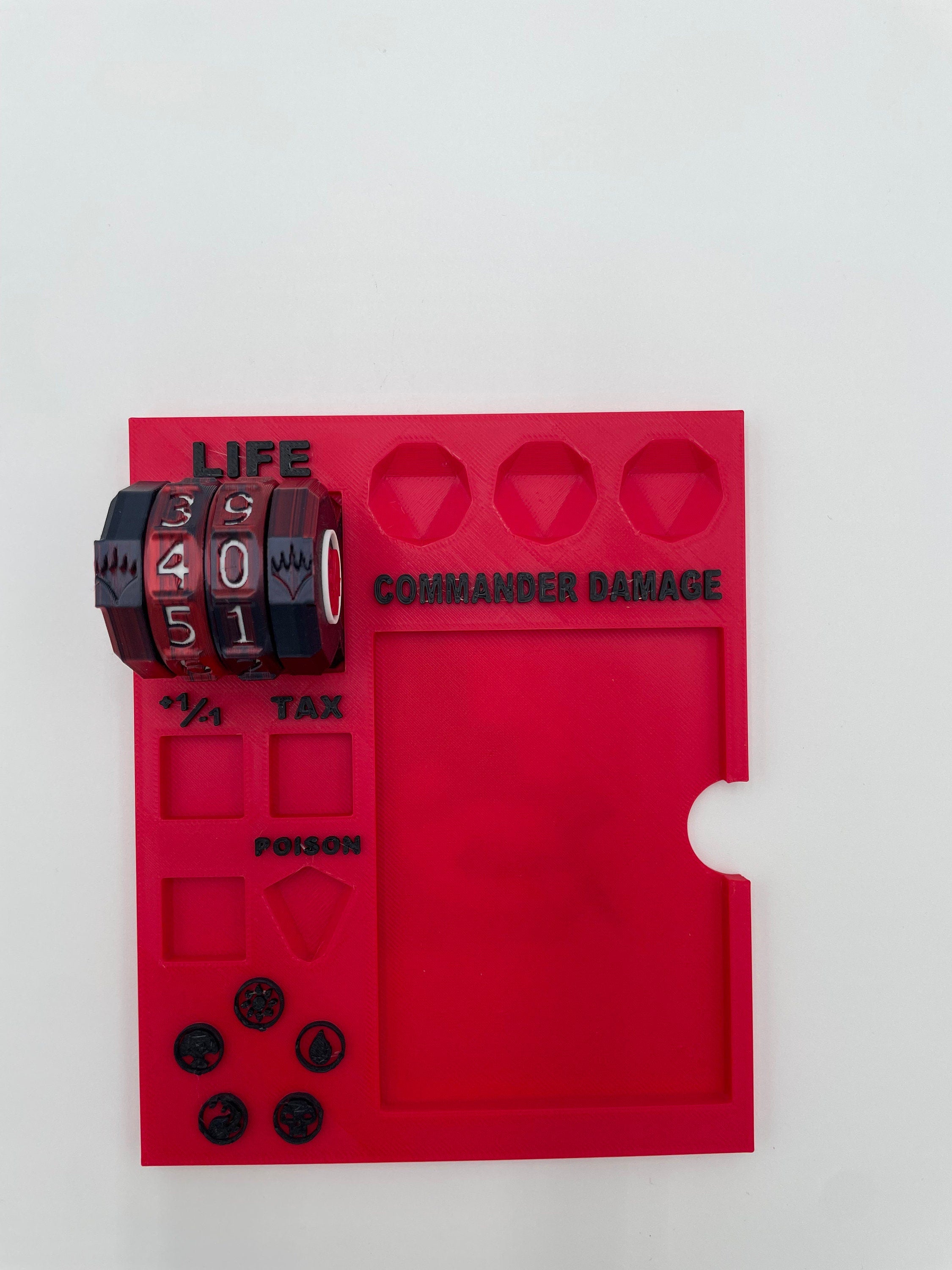 MTG Commander Tray | Magic the Gathering | Command Zone Organizer | 3D Printed | Fable Forged Workshop