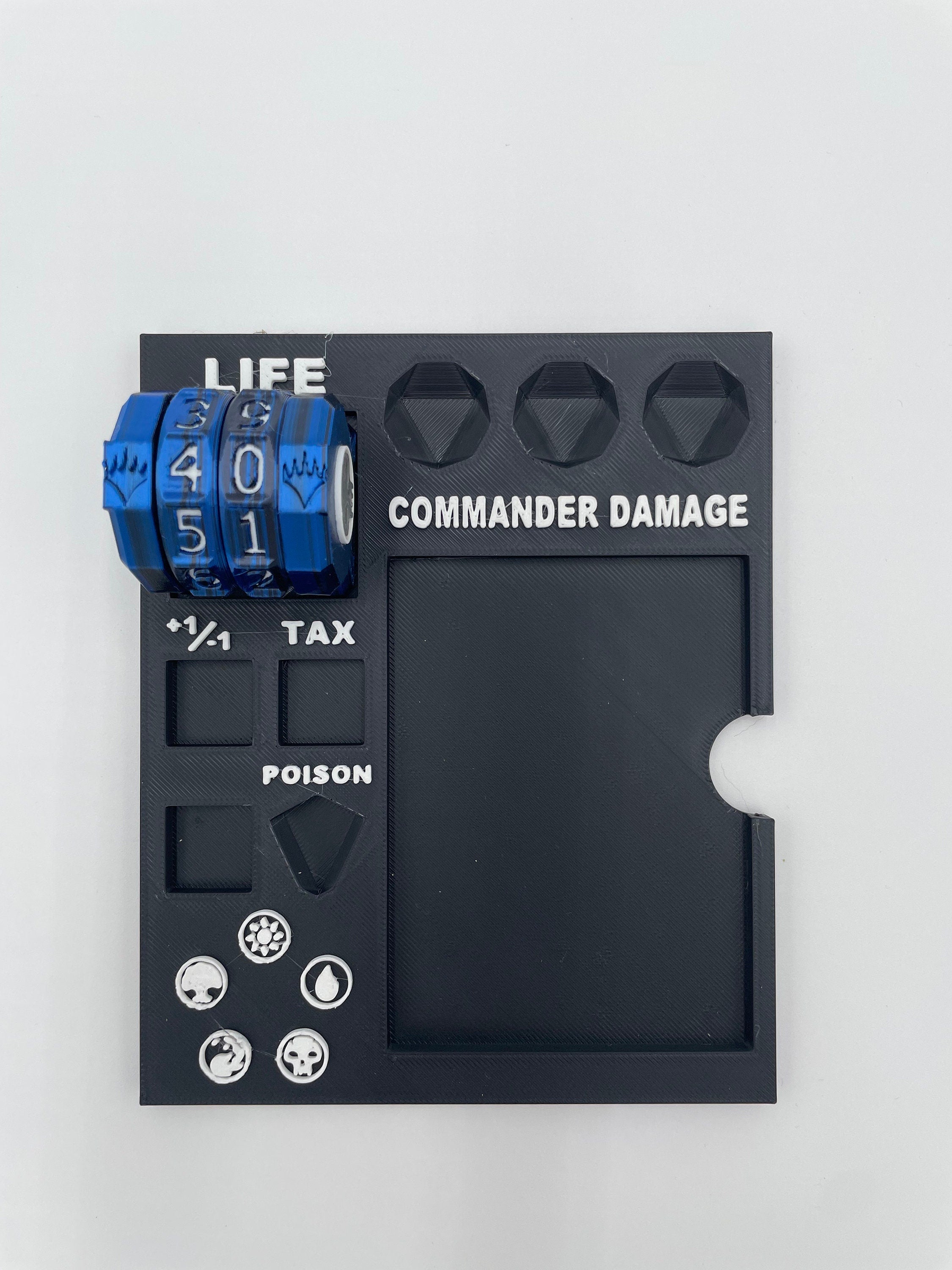 MTG Commander Tray | Magic the Gathering | Command Zone Organizer | 3D Printed | Fable Forged Workshop