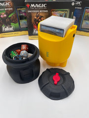 MTG Fallout Fusion Power Core Deck Box for Commander| EDH | Magic the Gathering | 100 Box | Fable Forged Workshop