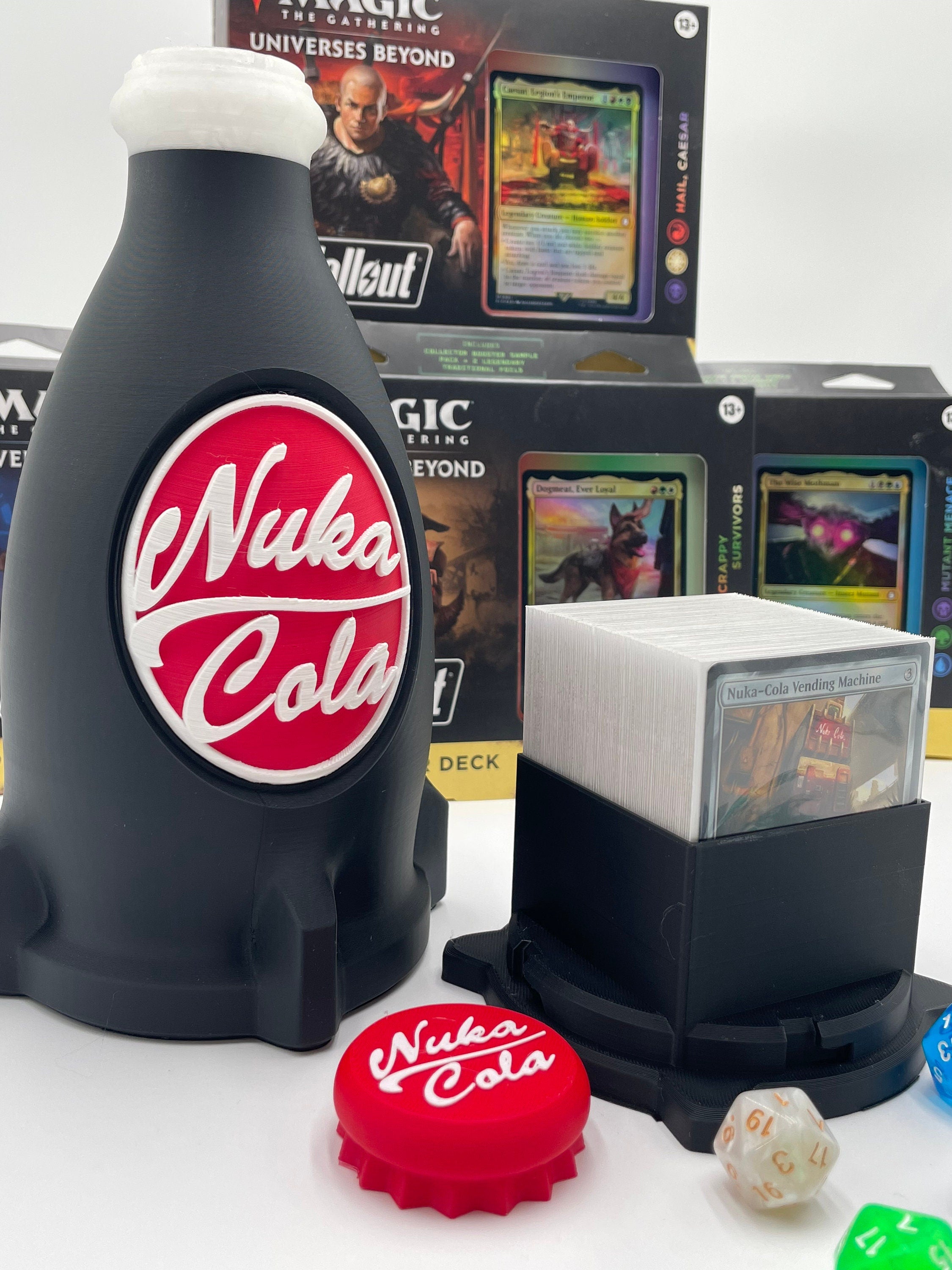 Fallout Inspired Nuka Cola MTG Deck Box | 100 Card | Commander