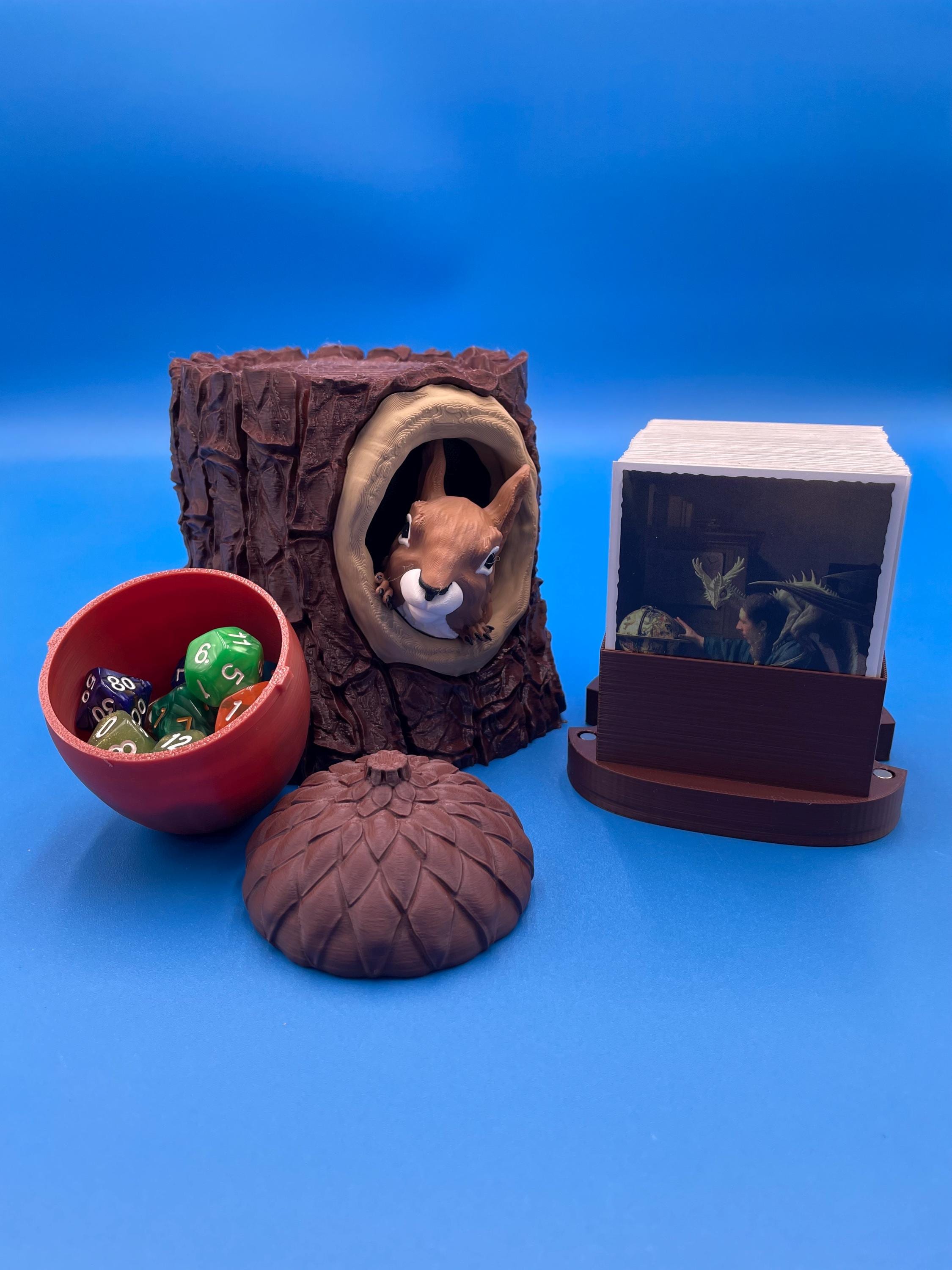 MTG Squirrel Deck Box | Magic the Gathering | EDH | 100 Card | Fable Forged Workshop