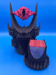 MTG LOTR Sauron’s Tower Deck Box | Magic the Gathering | EDH | 100 Card | Fable Forged Workshop