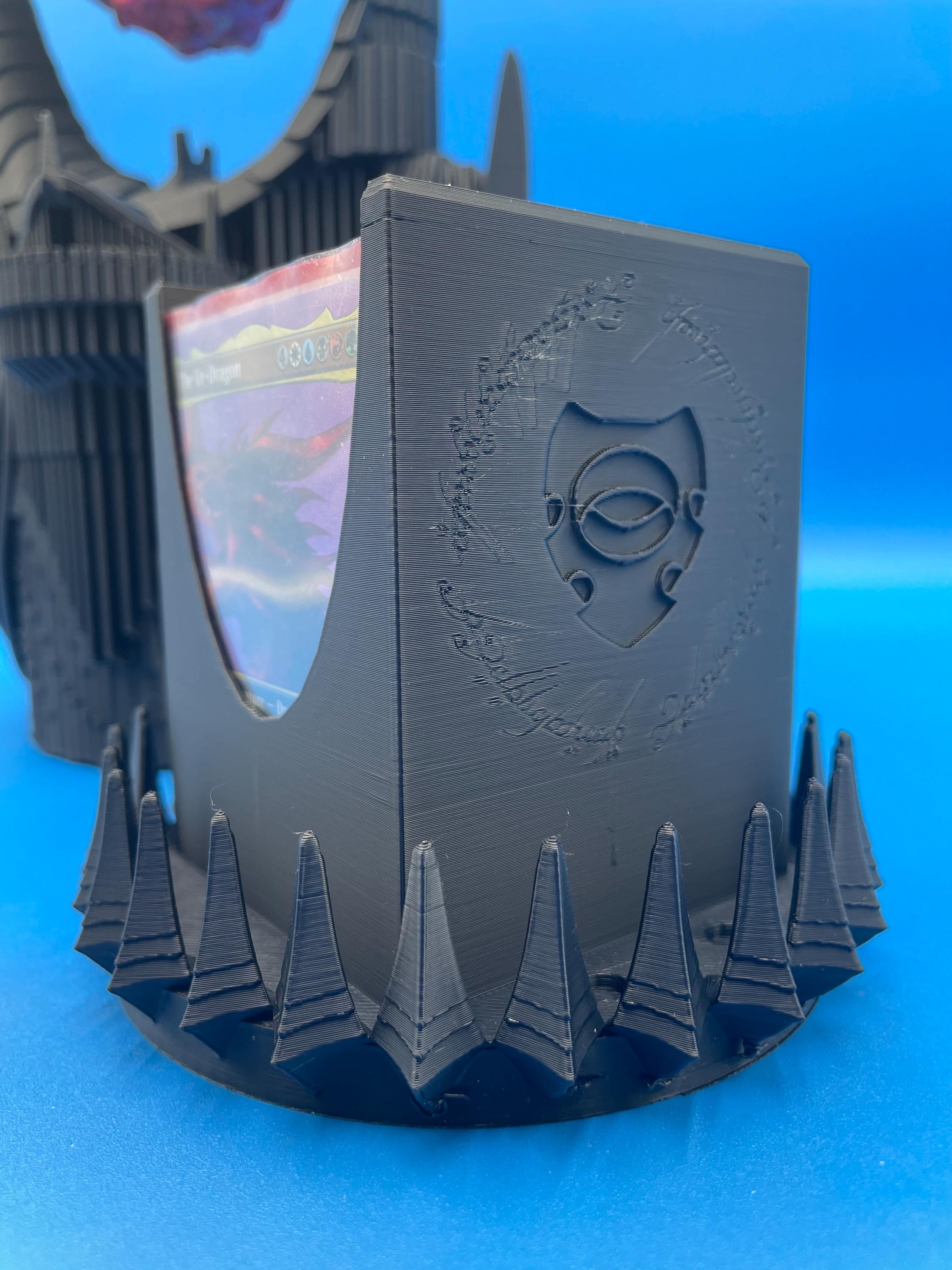 MTG LOTR Sauron’s Tower Deck Box | Magic the Gathering | EDH | 100 Card | Fable Forged Workshop