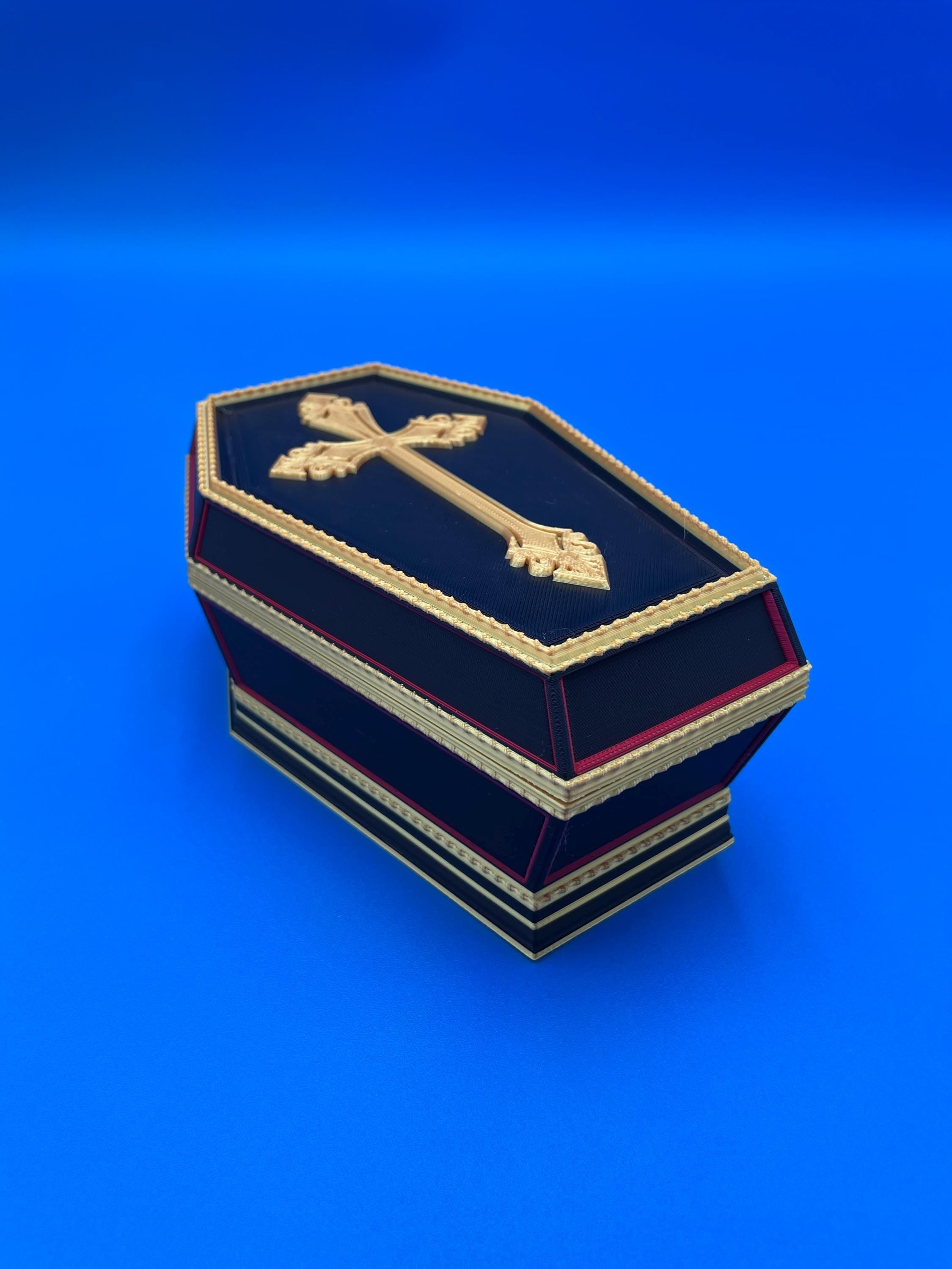 MTG Vampire Coffin Deck Box | Magic the Gathering | EDH | 100 Cards | Fable Forged Workshop