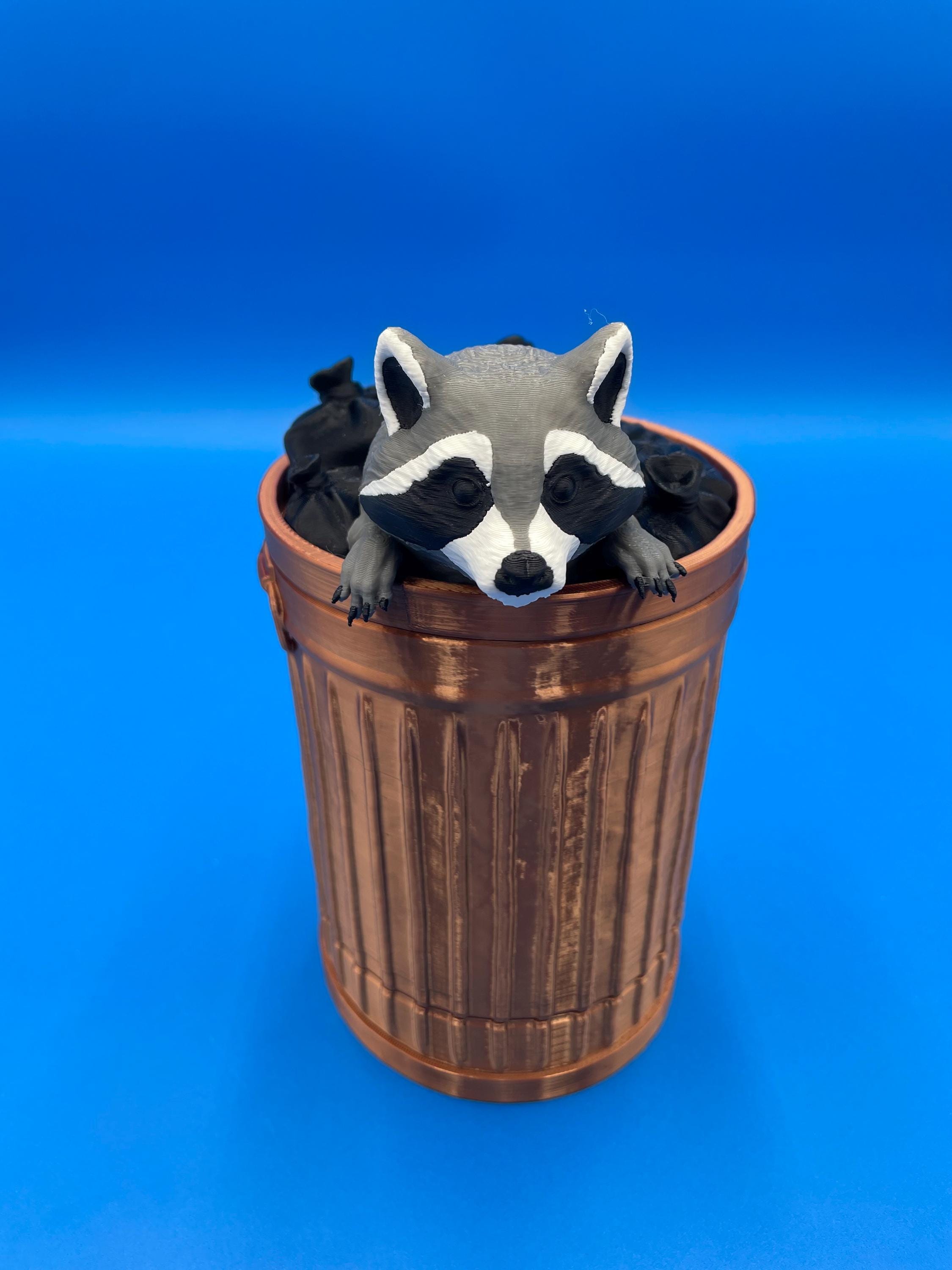 MTG Trashcan Raccoon Deck Box for 100 Cards | Magic the Gathering | EDH | Fable Forged Workshop