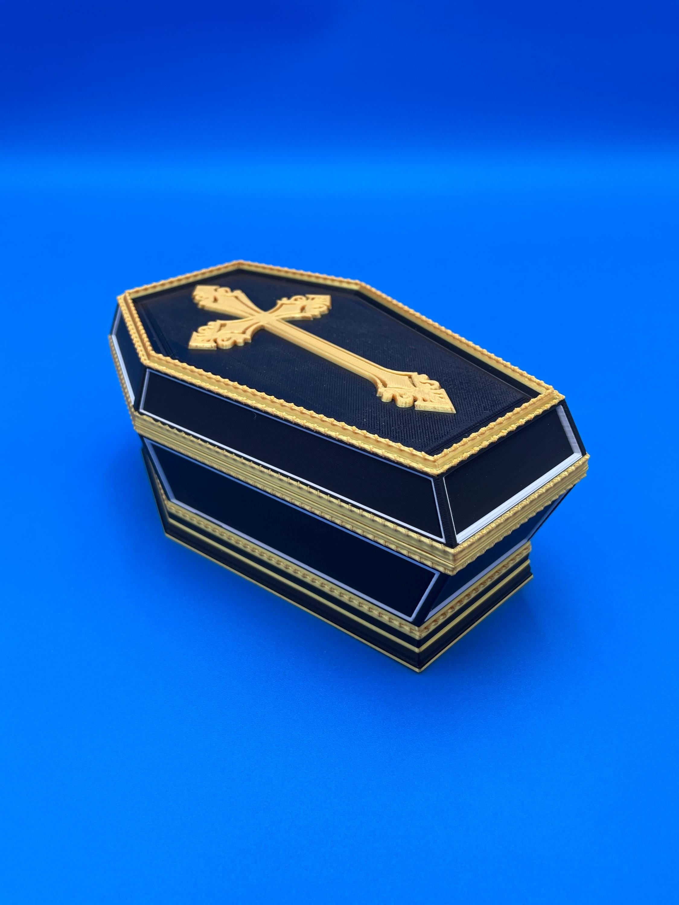 MTG Vampire Coffin Deck Box | Magic the Gathering | EDH | 100 Cards | Fable Forged Workshop