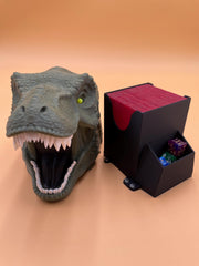 MTG Dino Tribal Commander Deck Box | Magic the Gathering | EDH | 100 Card | Fable Forged Workshop