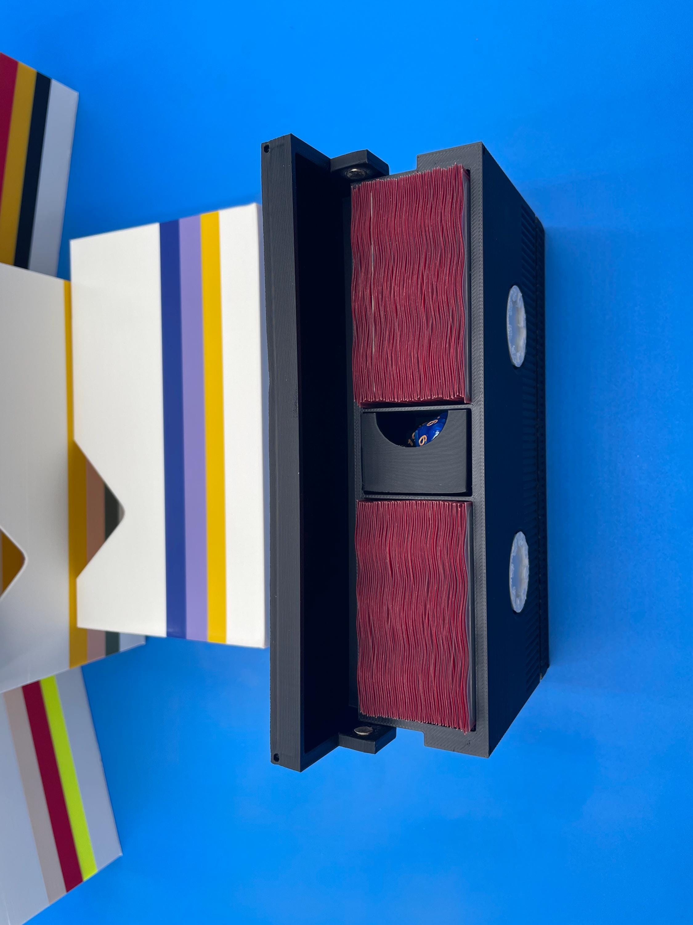 MTG Dusk Mourn VHS Tape Deck Box | Magic the Gathering | EDH | 100 Card | Fable Forged Workshop