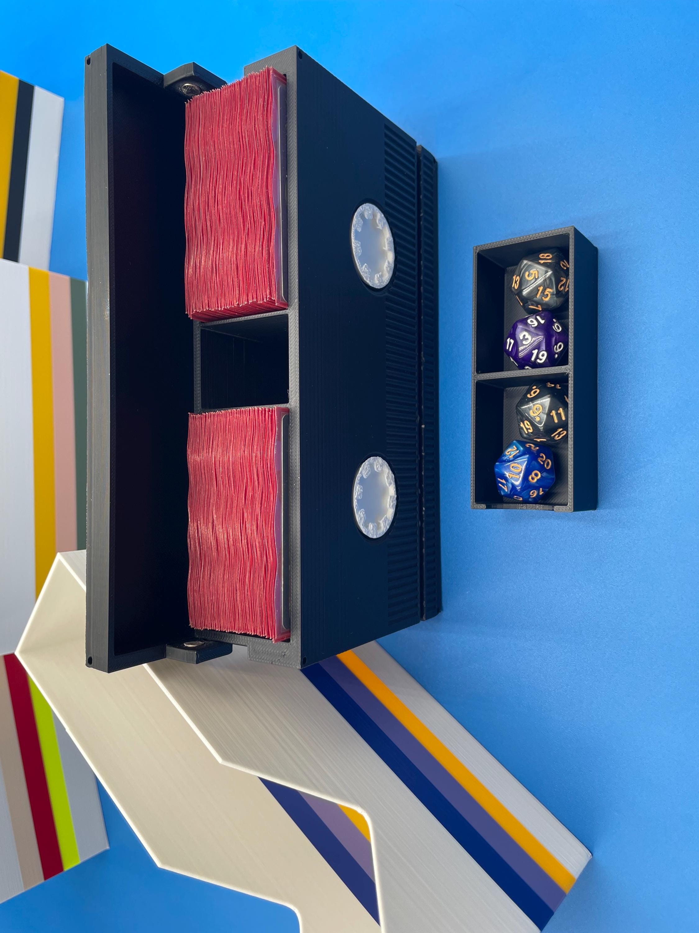 MTG Dusk Mourn VHS Tape Deck Box | Magic the Gathering | EDH | 100 Card | Fable Forged Workshop