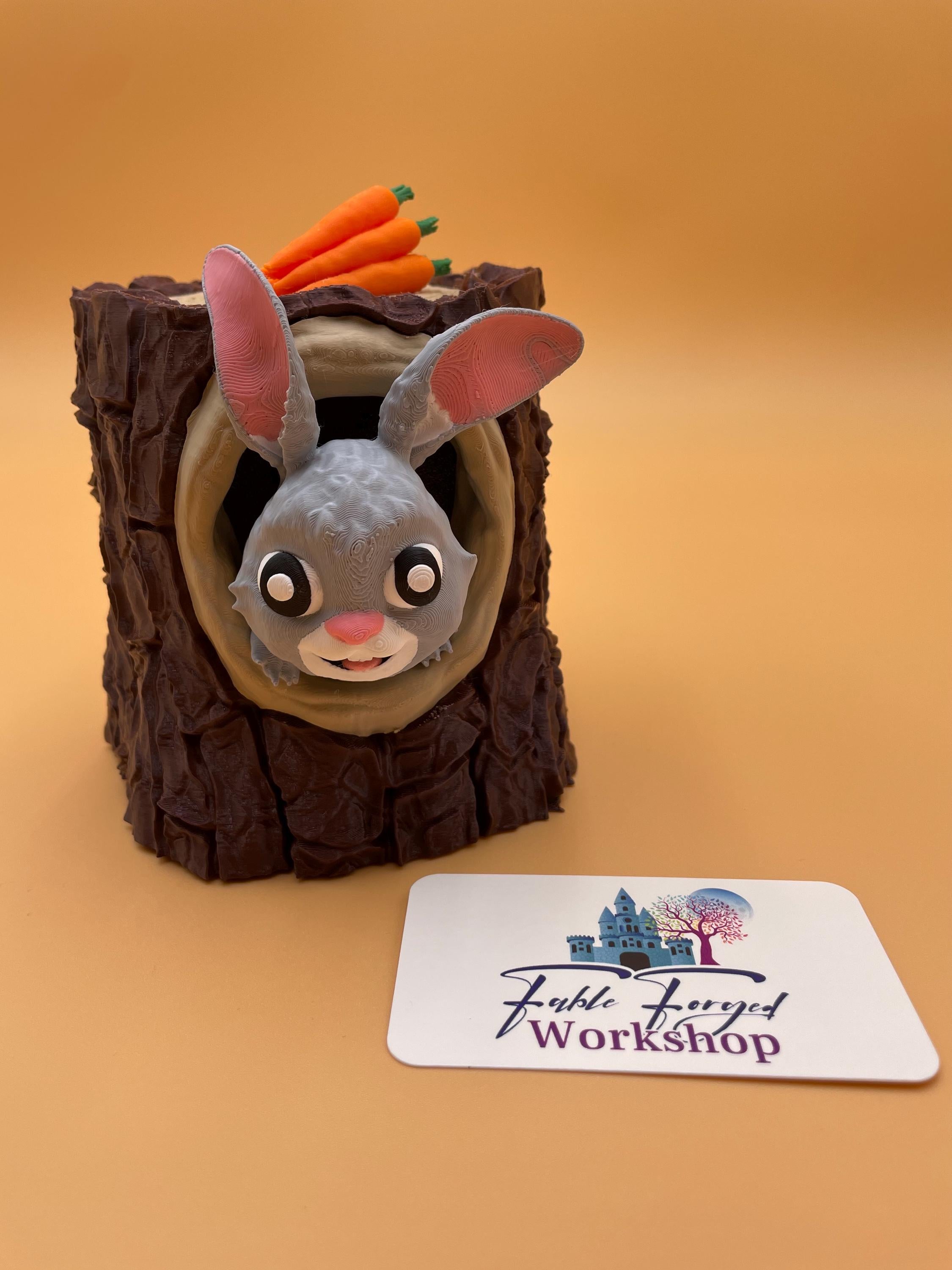 MTG Rabbit Deck Box | Magic the Gathering | EDH | 100 Card | Fable Forged Workshop