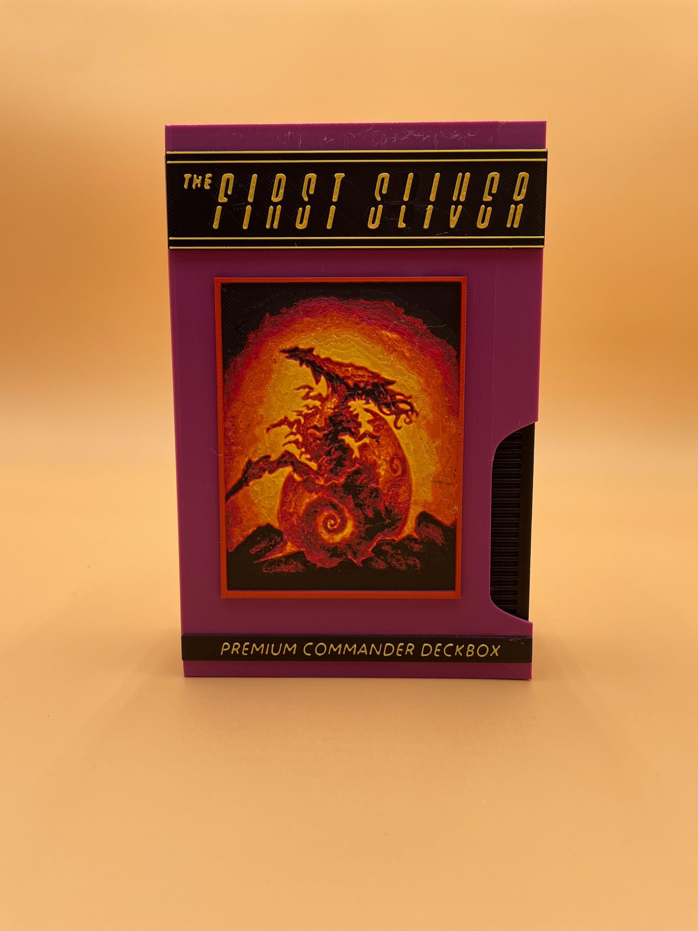 MTG First Sliver VHS Tape Deck Box | Magic the Gathering | EDH | 100 Card | Fable Forged Workshop