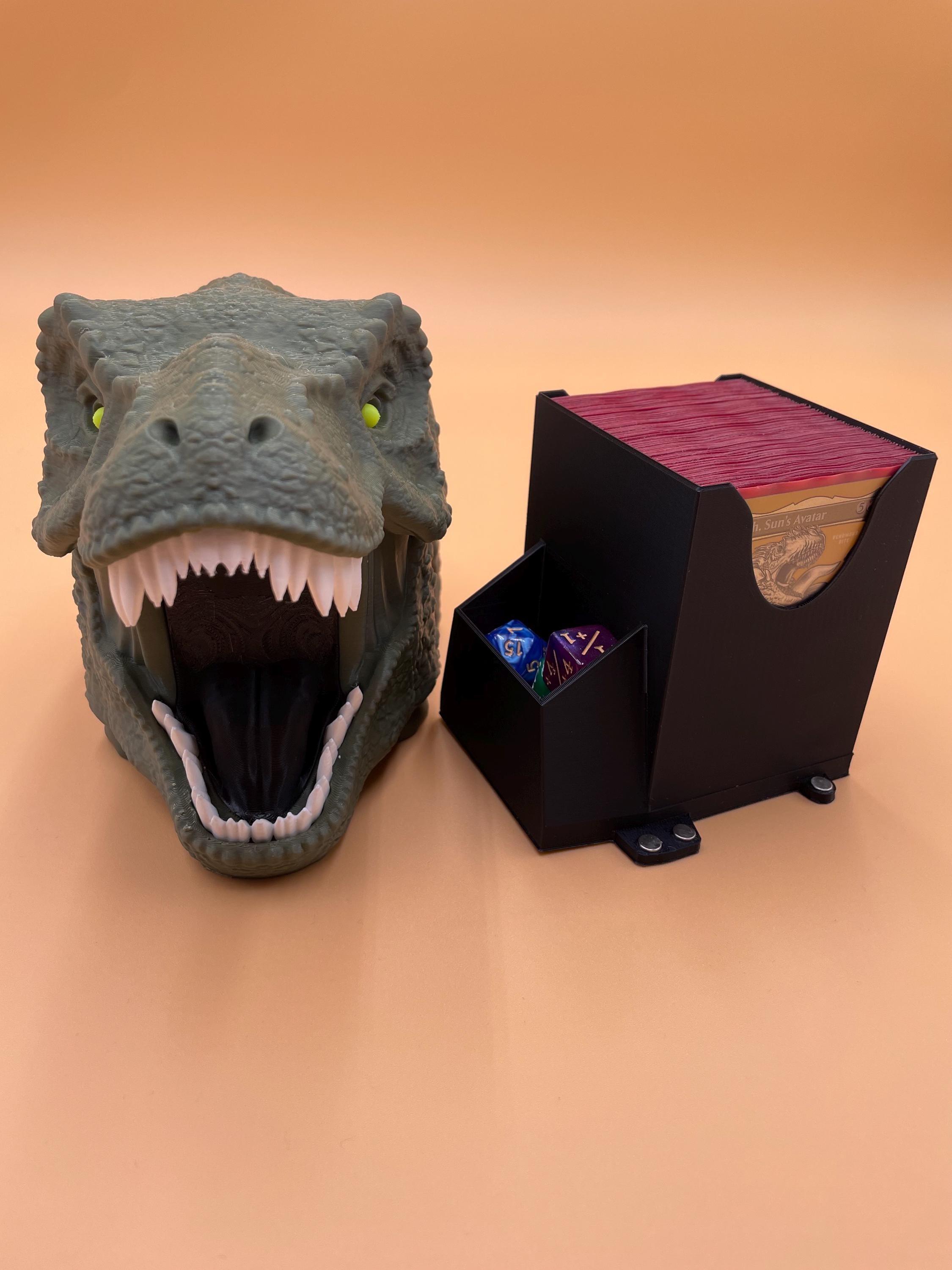 MTG Dino Tribal Commander Deck Box | Magic the Gathering | EDH | 100 Card | Fable Forged Workshop