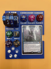 MTG Version 2 Commander Tray | Magic the Gathering | Command Zone Organizer | 3D Printed | Fable Forged Workshop